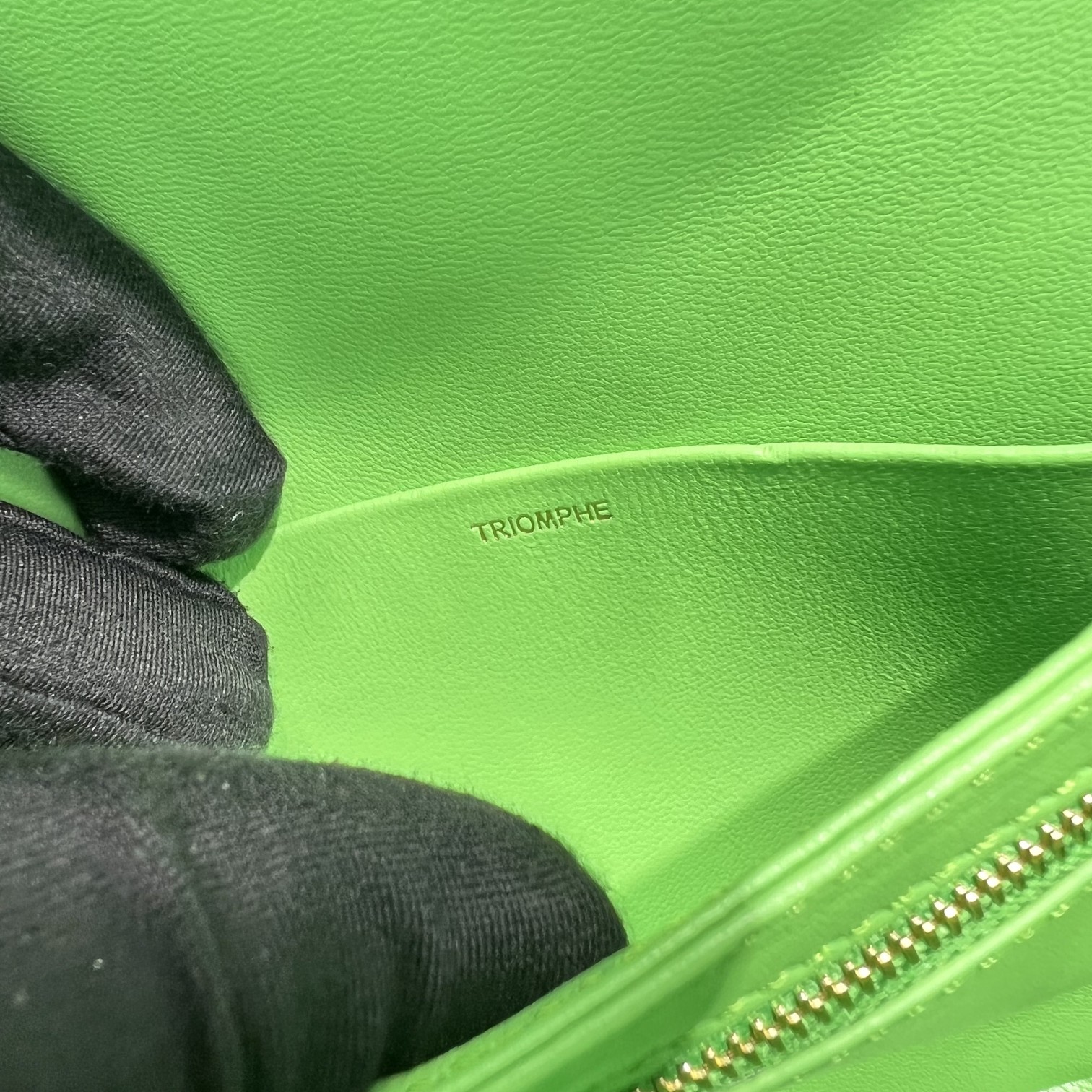 Celine Classique Cuir Triomphe Bag Green For Women 9in/22cm - Soul Replicas