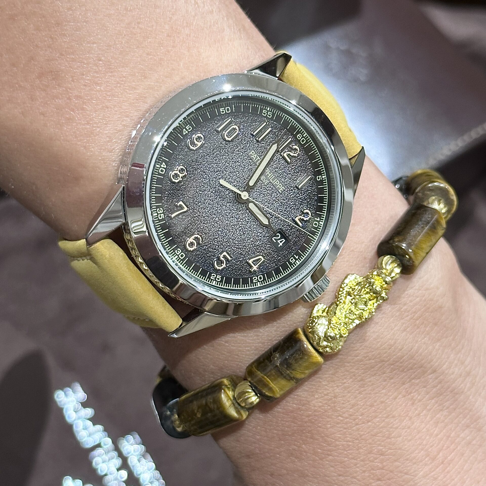 Patek Philippe Calatrava 5226G Best Replica Watch Leather Strap 40mm - Soul Replicas