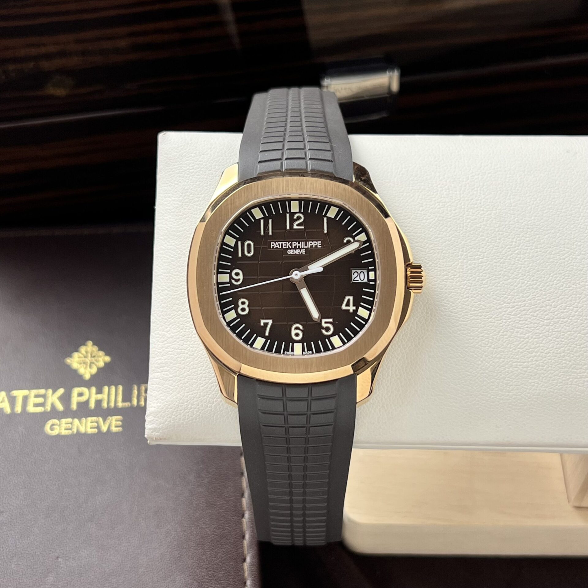 Patek Philippe Replica Watch Aquanaut 5167R Bown Dial 3K Factory 40mm - Soul Replicas