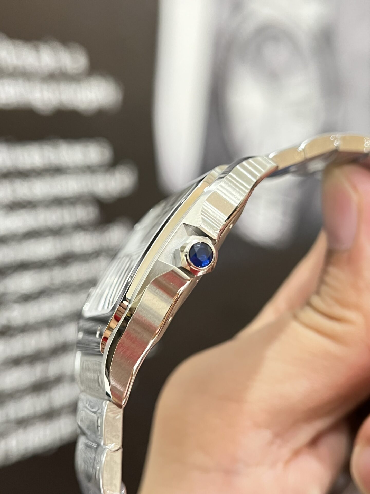 Cartier Santos WSSA0018 Replica 1:1 Watch White Dial 39.8mm - Soul Replicas