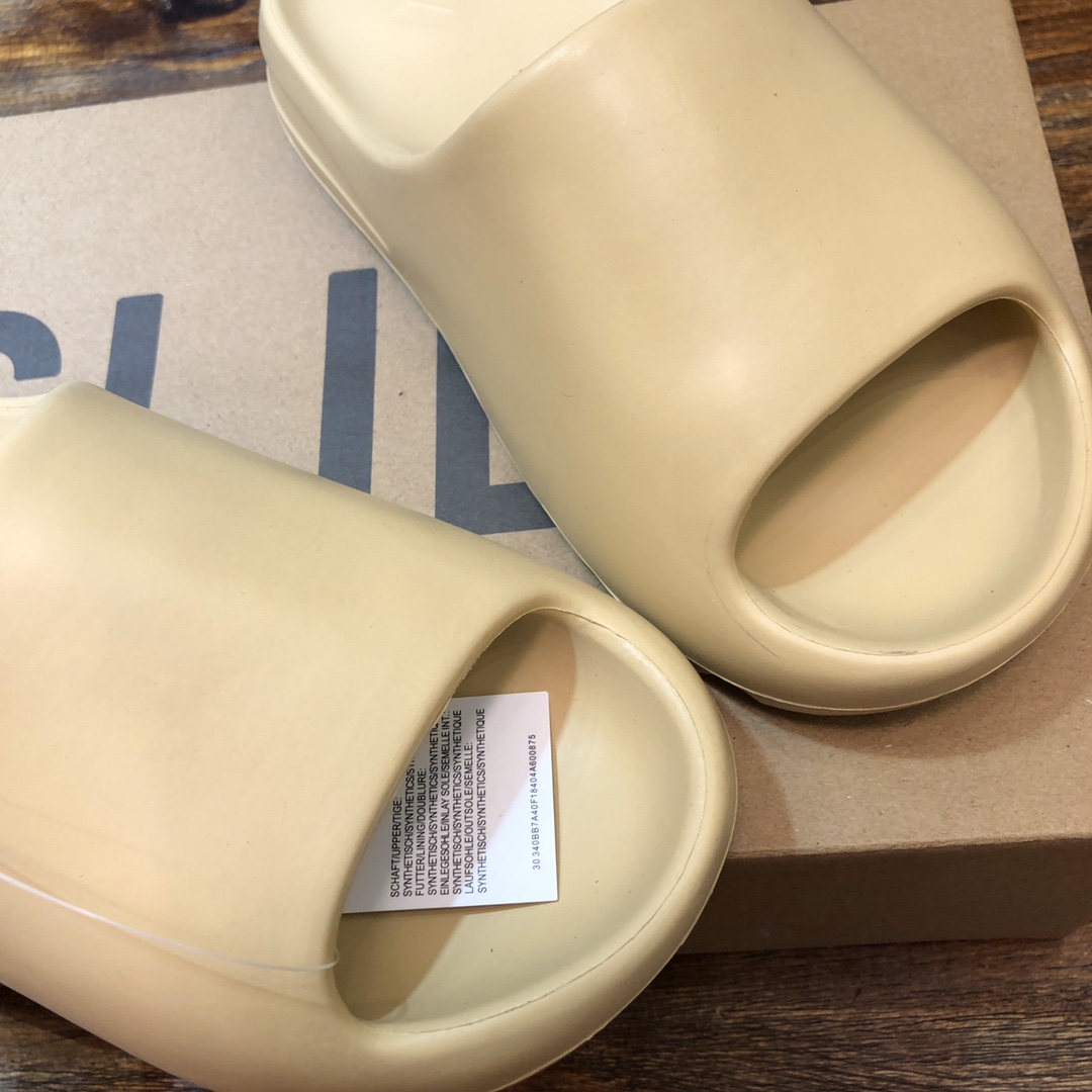 Adidas YZ Slide Enflame Yellow Brown For Women FW6344 - Soul Replicas