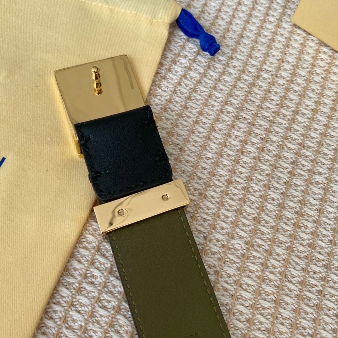 Louis Vuitton Metropole LV Belt Black LV Women Belt - Soul Replicas