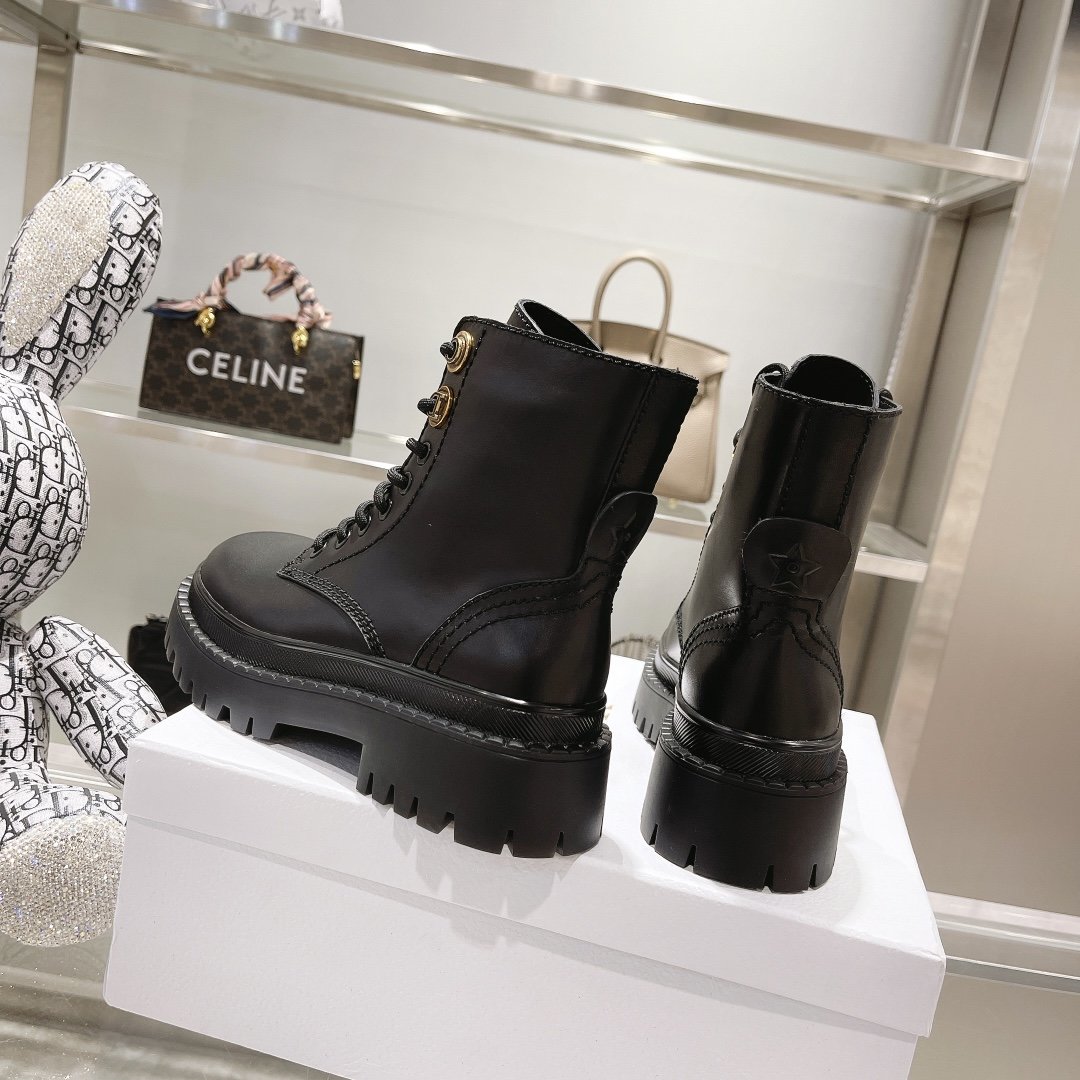 Christian Dior Expoler Boots Black For Women CD - Soul Replicas