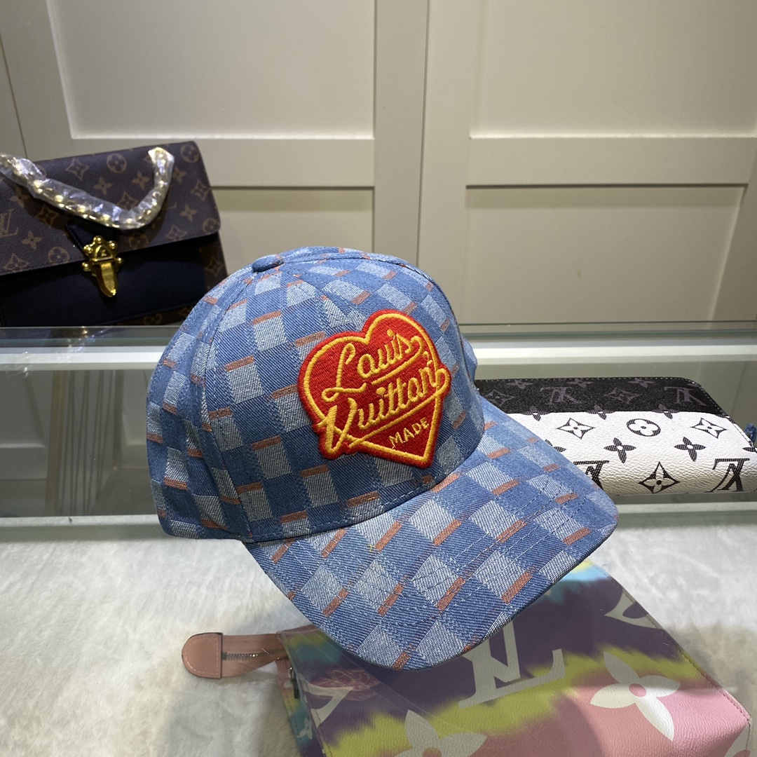 Louis Vuitton Be My Cap In Blue - Soul Replicas
