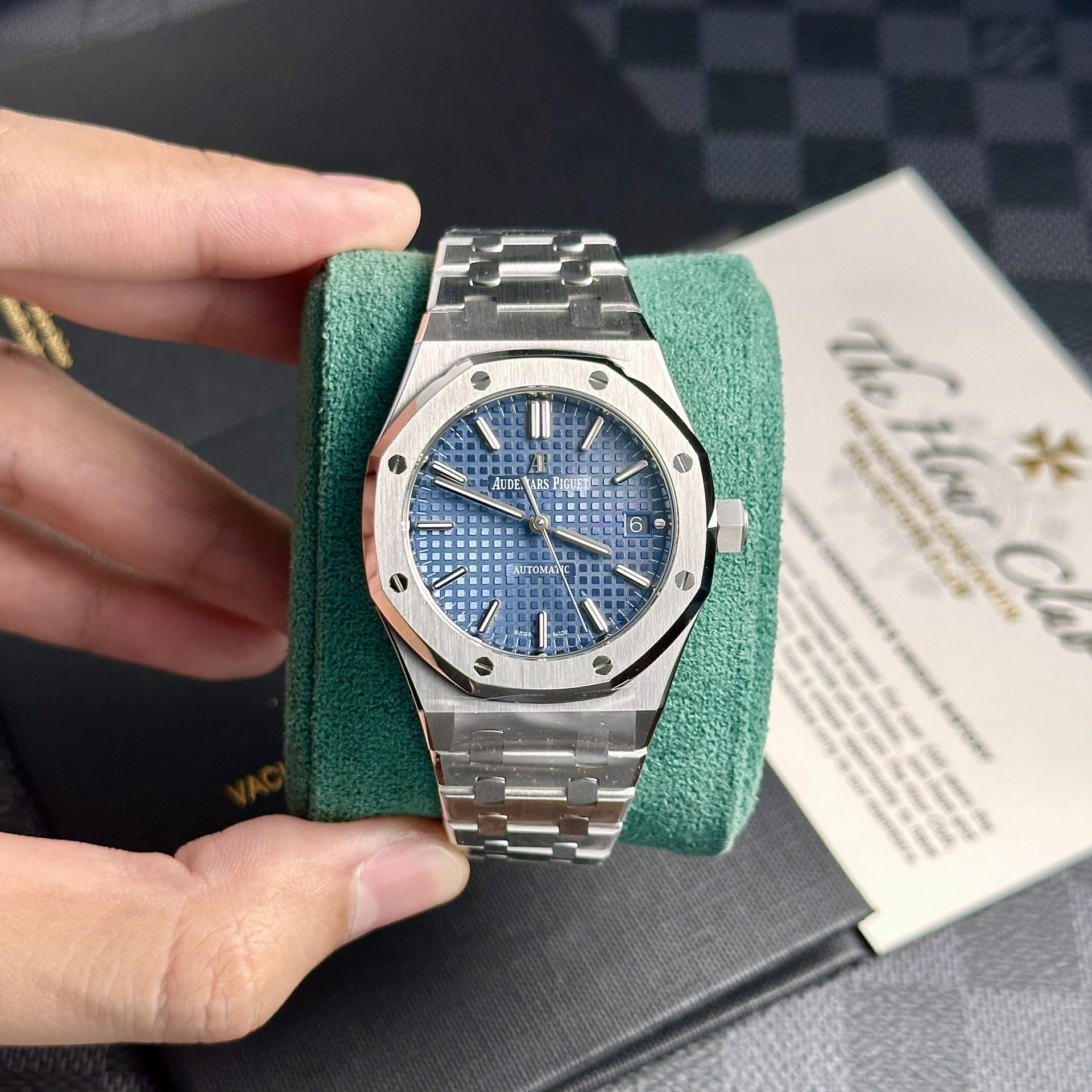 Audemars Piguet Fake Watch Royal Oak 15450ST Dial Blue APS Factory 37mm - Soul Replicas
