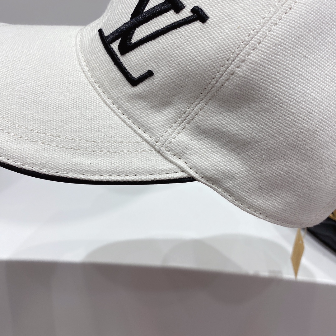 Louis Vuitton Be My Cap White LV Cap - Soul Replicas