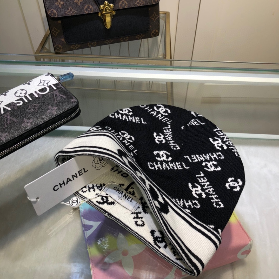 Chanel Beanie In Black - Soul Replicas