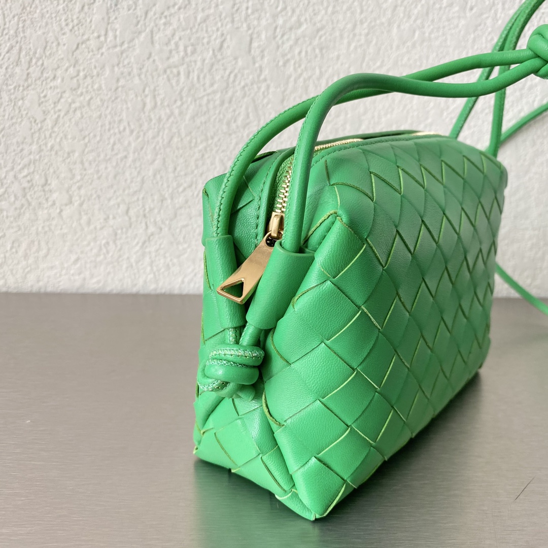 Bottega Veneta Mini Loop Camera Bag Green. For Women. Women's Bags 6.7in/17cm 680254V1G113722 - Soul Replicas