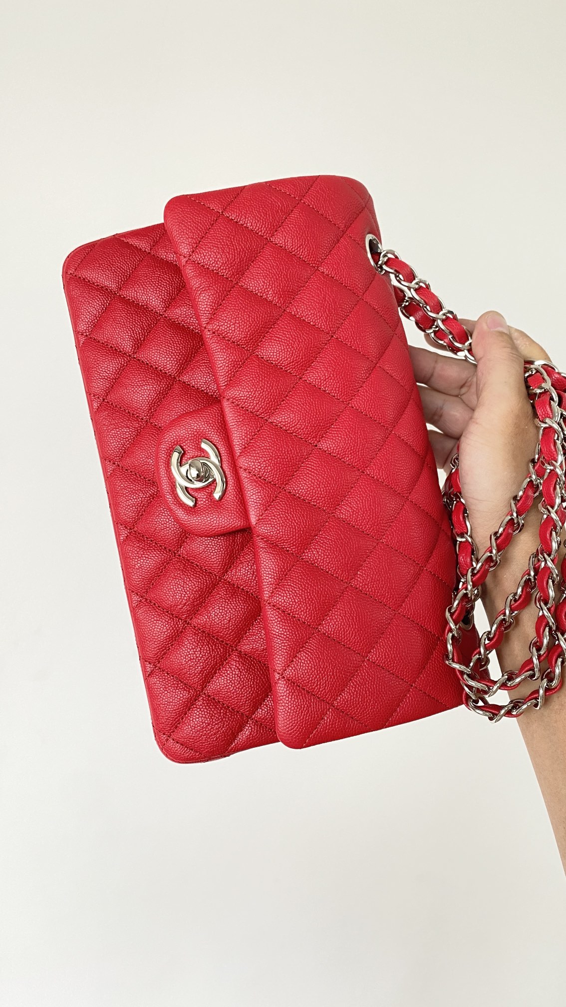 ChanelSmall Classic Handbag Red For Women. Women-s Bags 9.1in/23cm - Soul Replicas