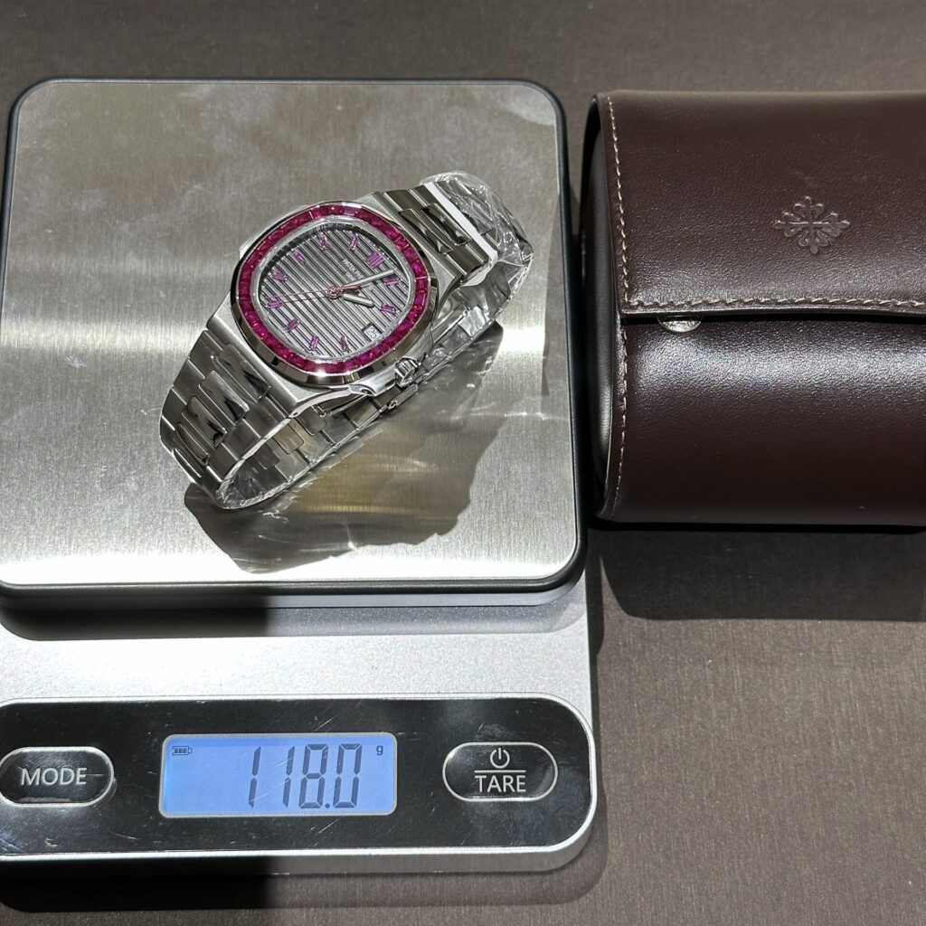 Patek Philippe Nautilus 5723 With Red Ruby Stone Replica Watch 40mm - Soul Replicas