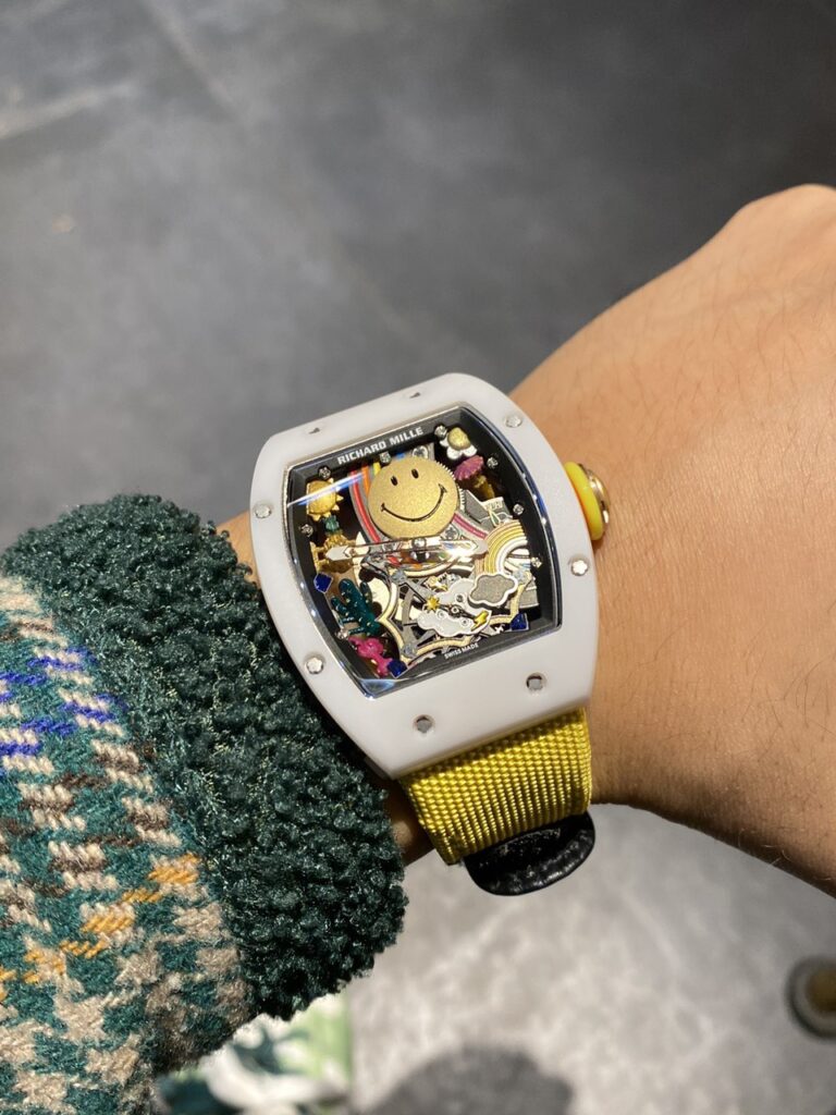 Richard Mille Fake Watch RM88 Smiley White Ceramic 42mm - Soul Replicas