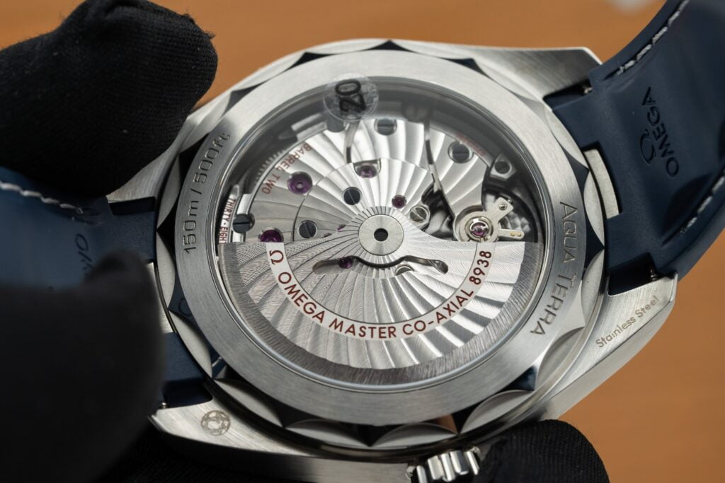 Omega Best Replica Watch Seamaster Aqua Terra Blue Dial Rubber Strap 43mm - Soul Replicas