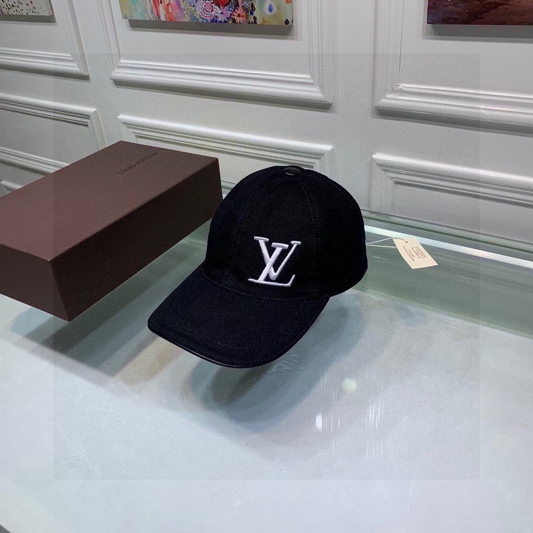 Louis Vuitton LV Get Ready Cap Black LV Cap - Soul Replicas