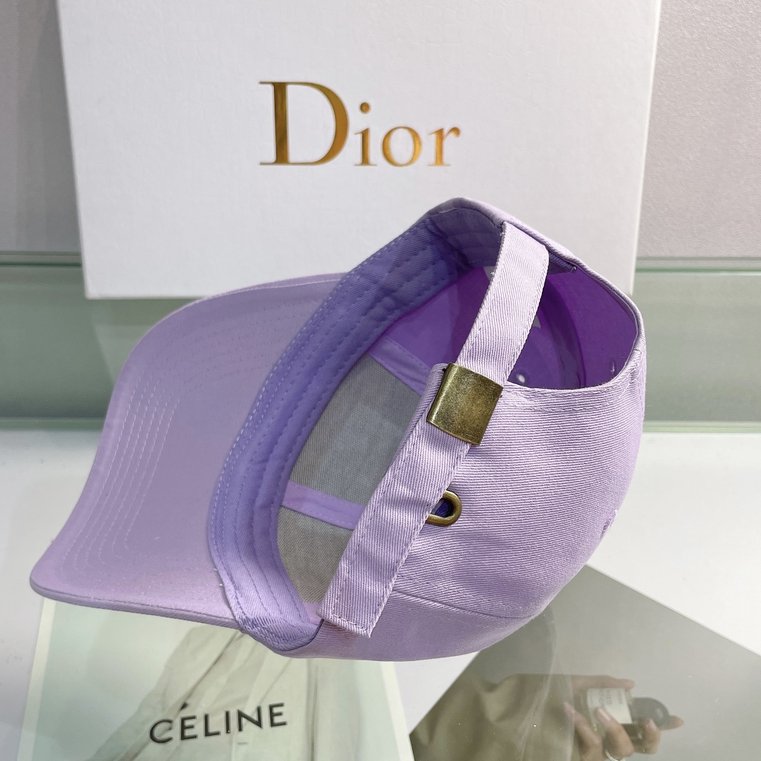 Christian Dior Jack Dior Baseball Cap In Purple - Soul Replicas