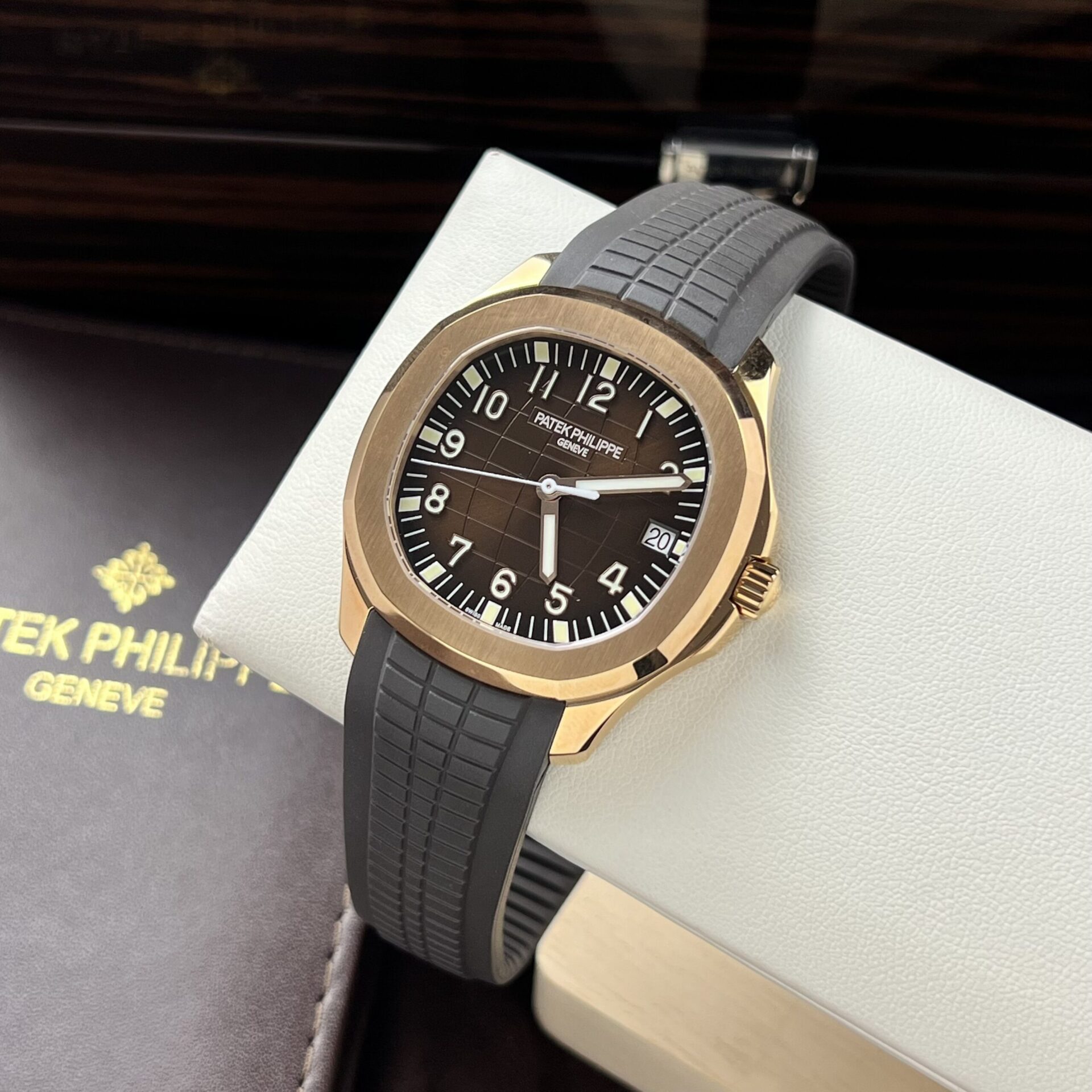 Patek Philippe Replica Watch Aquanaut 5167R Bown Dial 3K Factory 40mm - Soul Replicas