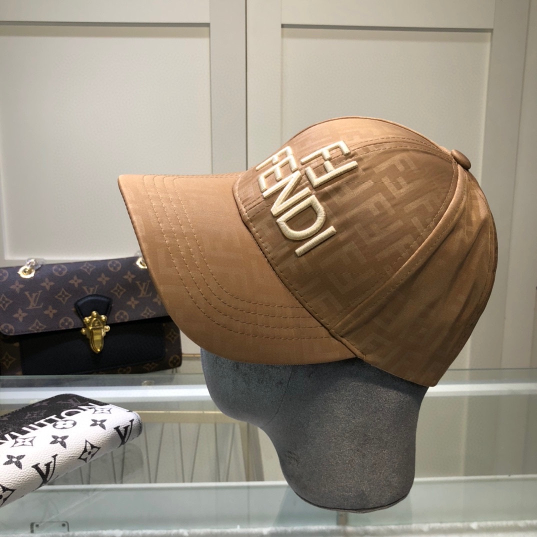 Fendi Baseball Cap Brown Fendi Cap - Soul Replicas