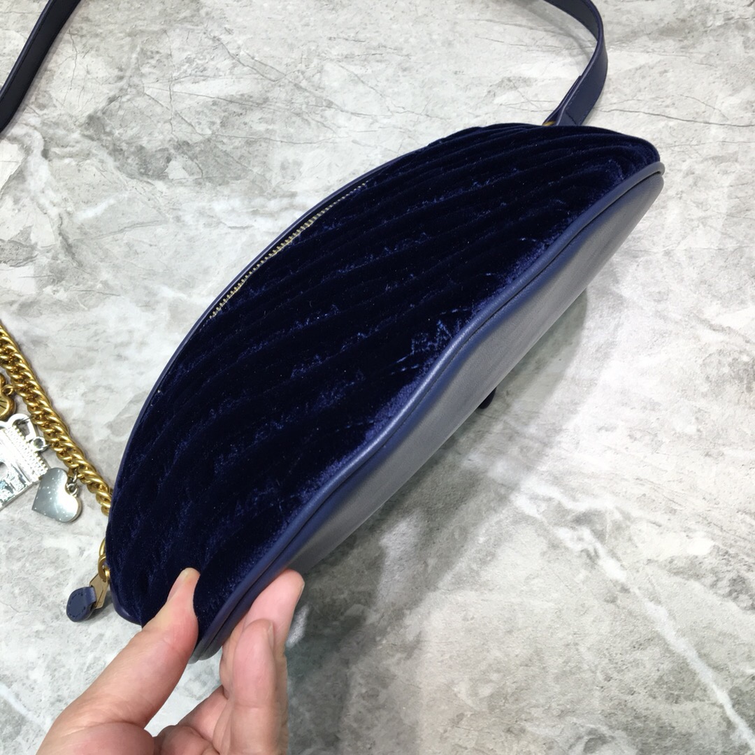 Balenciaga Souvenir XXS Belt Bag In Dark Blue. For Women. Women-s Bags 11.8in/30cm - Soul Replicas