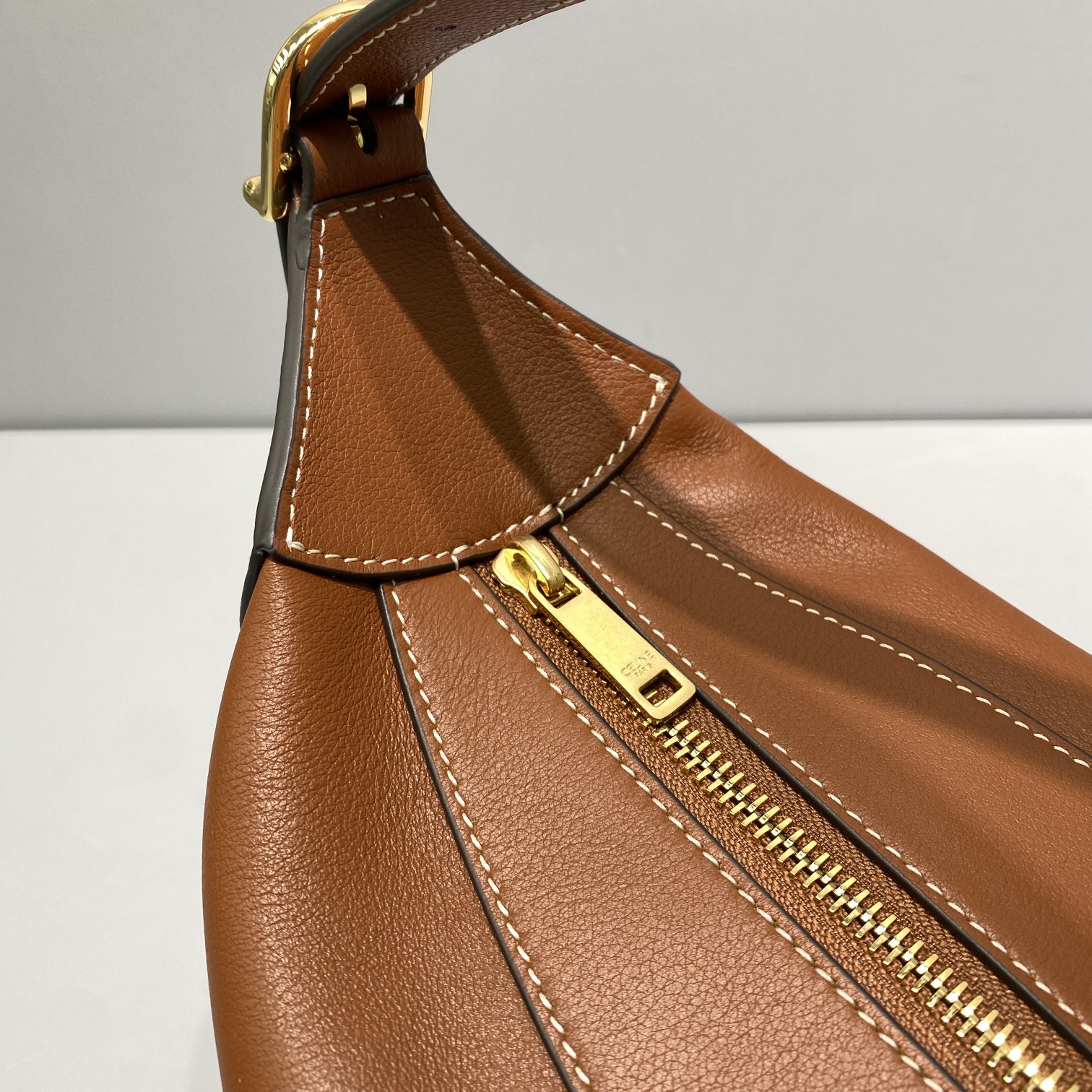 Celine Medium Romy In Supple Brown For Women 13in/34cm 197443DPJ.04LU - Soul Replicas