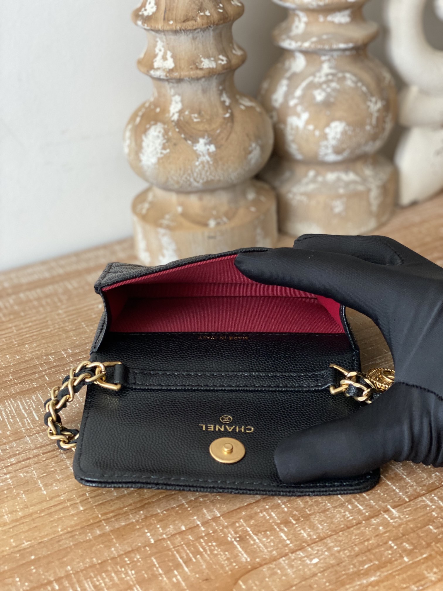 Chanel Clutch With Chain Black For Women. Women-s Bags 4.8in/12.3cm AP2857 B08447 94305 - Soul Replicas