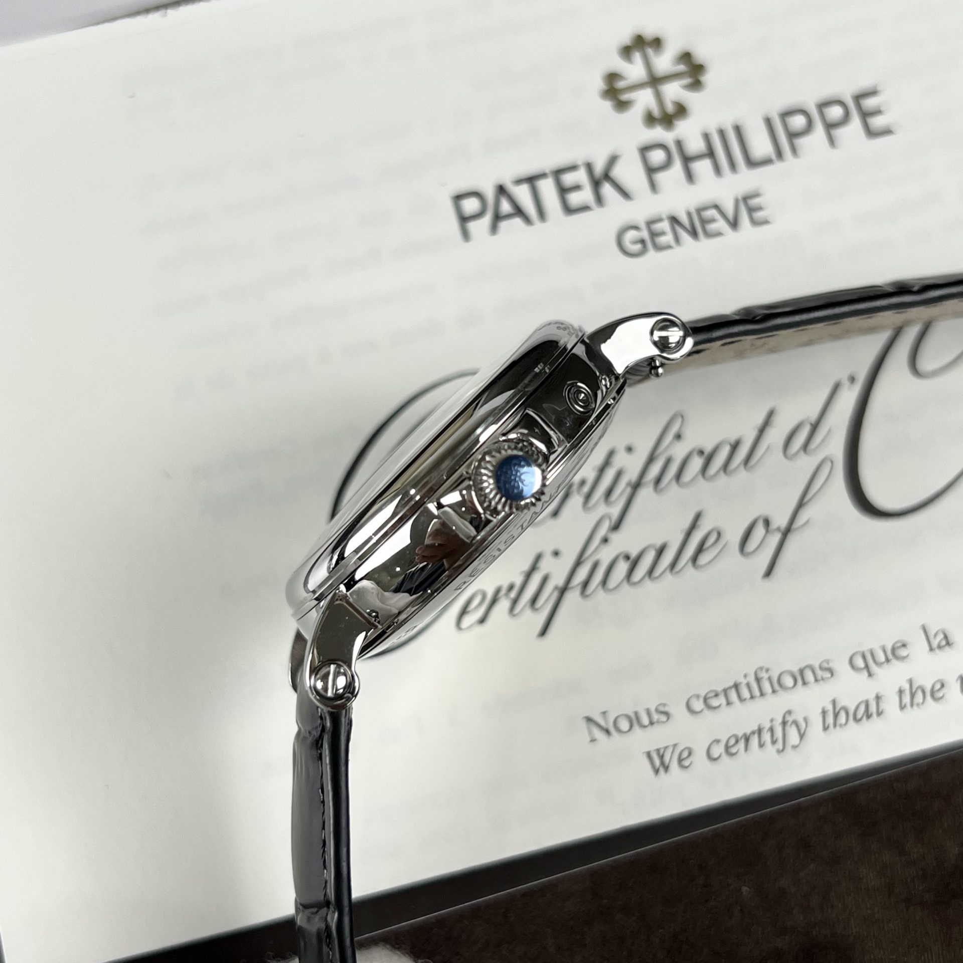 Patek Philippe Replica Watches Grand Complications 5159G White Dial 38mm - Soul Replicas