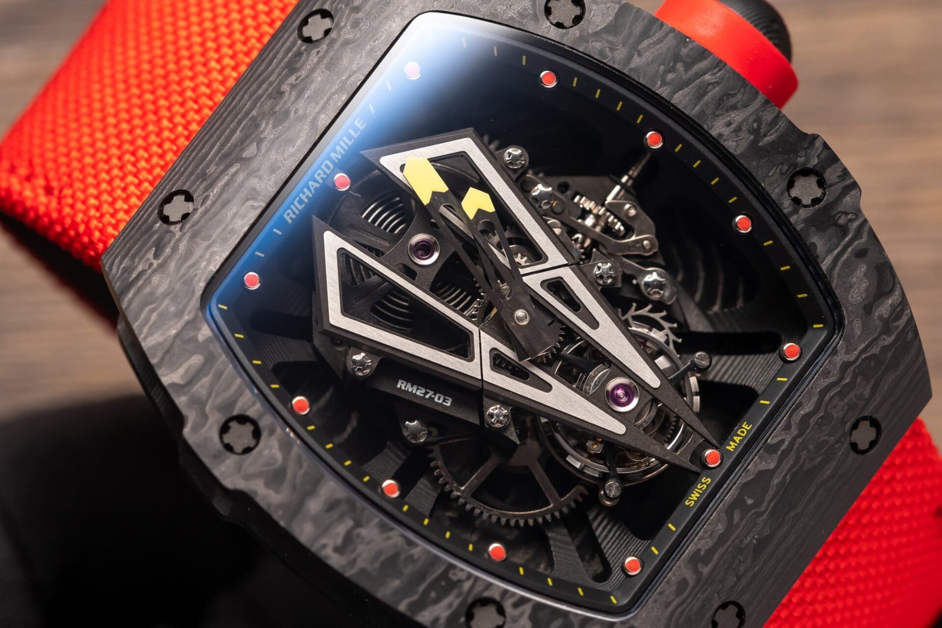 Richard Mille Replica Watch RM27-03 Tourbillon Rafael Nadal Carbon 44mm - Soul Replicas