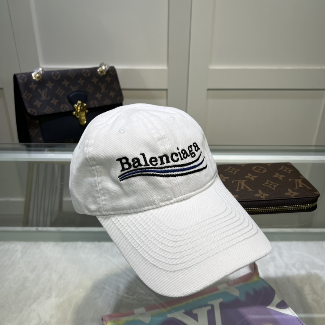 Balenciaga Political Campaign Cancelled White Cap - Soul Replicas