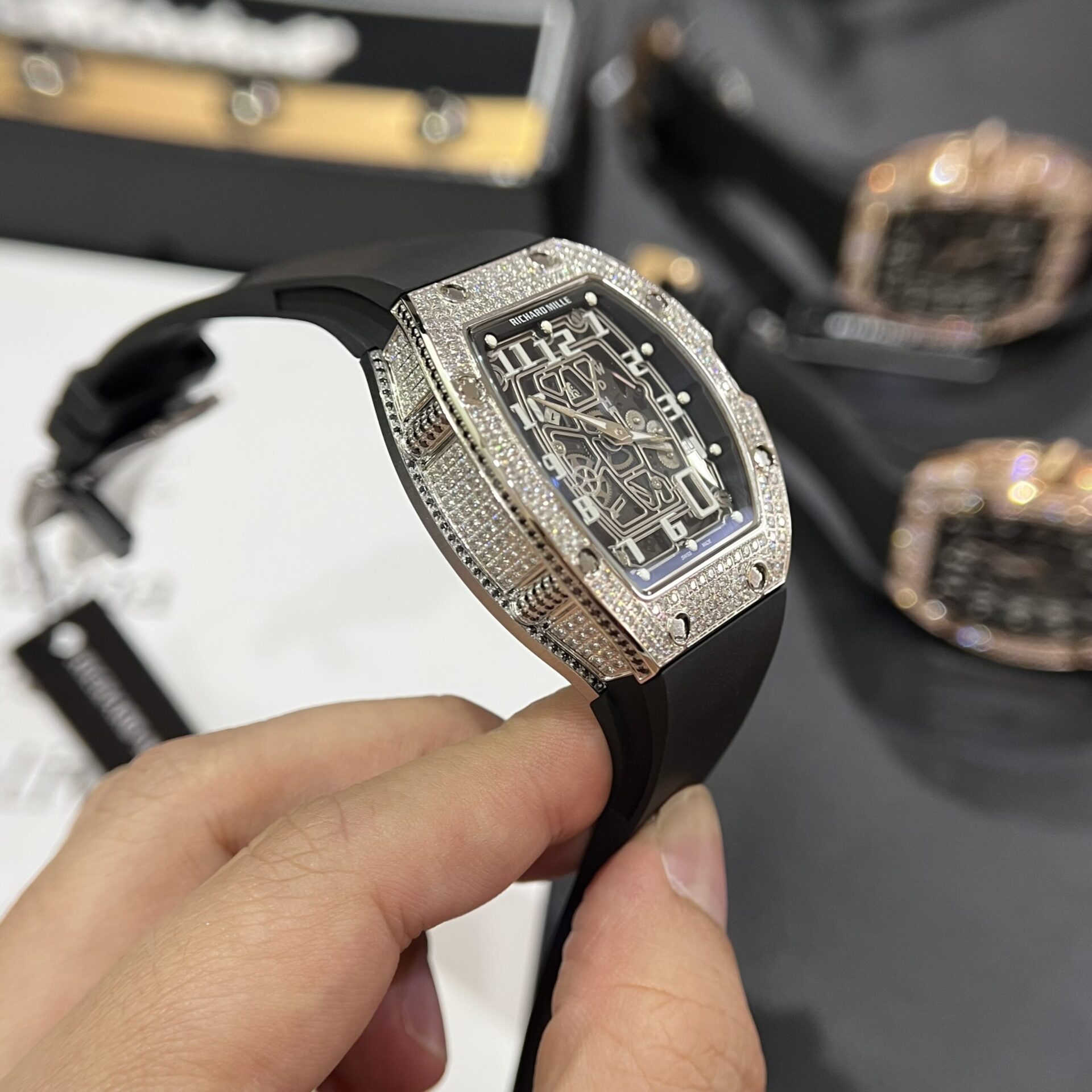 Richard Mille Replica Watch RM67-01 Rubber Strap 40mm - Soul Replicas