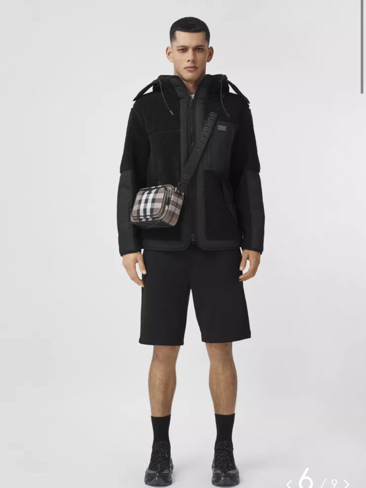 Burberry Check Crossbody Bag For Men. Men-s Bags 8.9in/22.5cm 80491451 - Soul Replicas