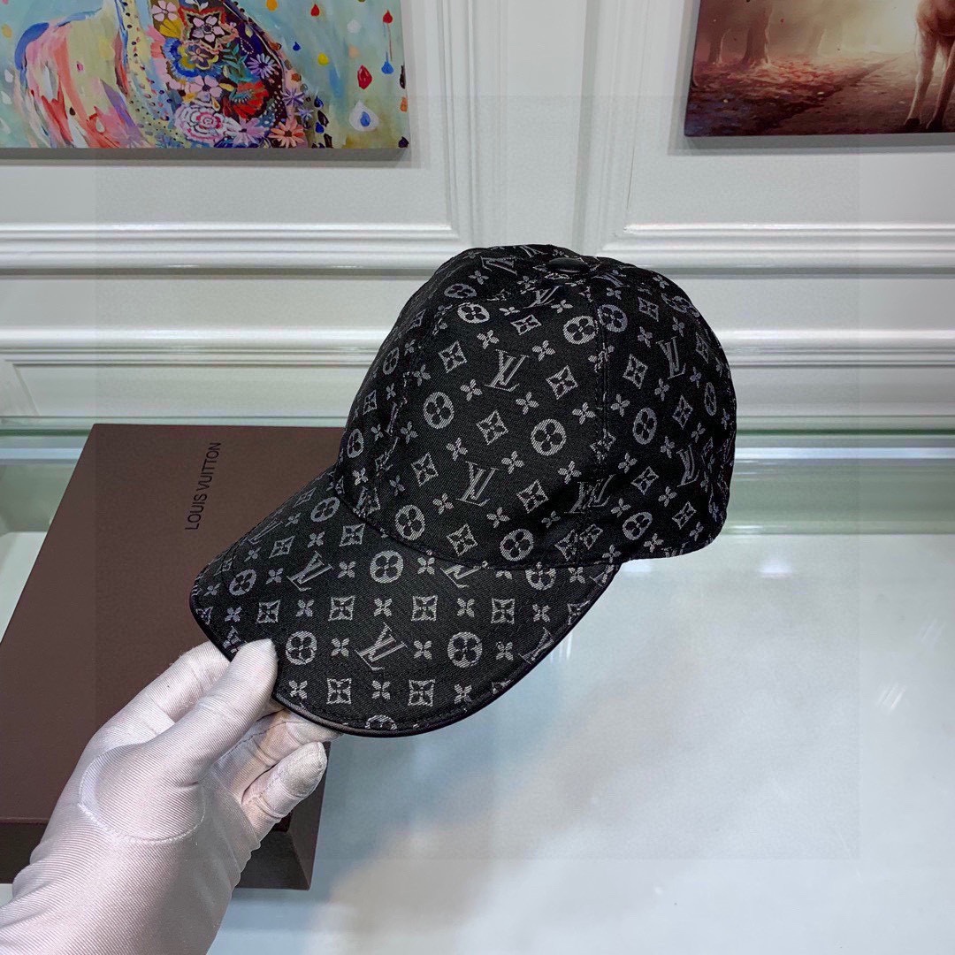 Louis Vuitton Be My Cap Black LV Cap - Soul Replicas