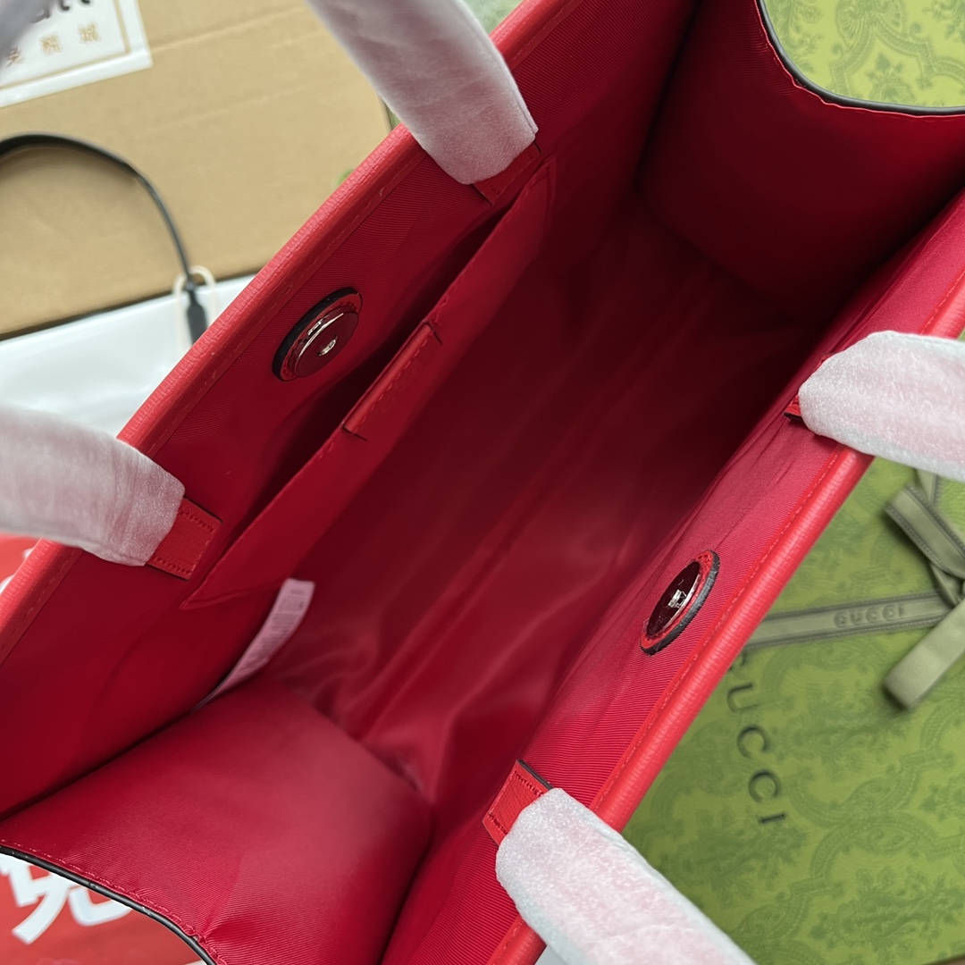 Gucci Children-s Tote Bag With Strawberry Fairy Print Red For Women. Women-s Bags 11in/28cm Gucci‎ ‎630542 U6IAN 8257 - Soul Replicas