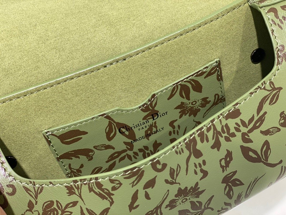 Christian Dior Bobby East-West Bag Green. For Women. Women's Handbags 8.5in/21cm CD - Soul Replicas