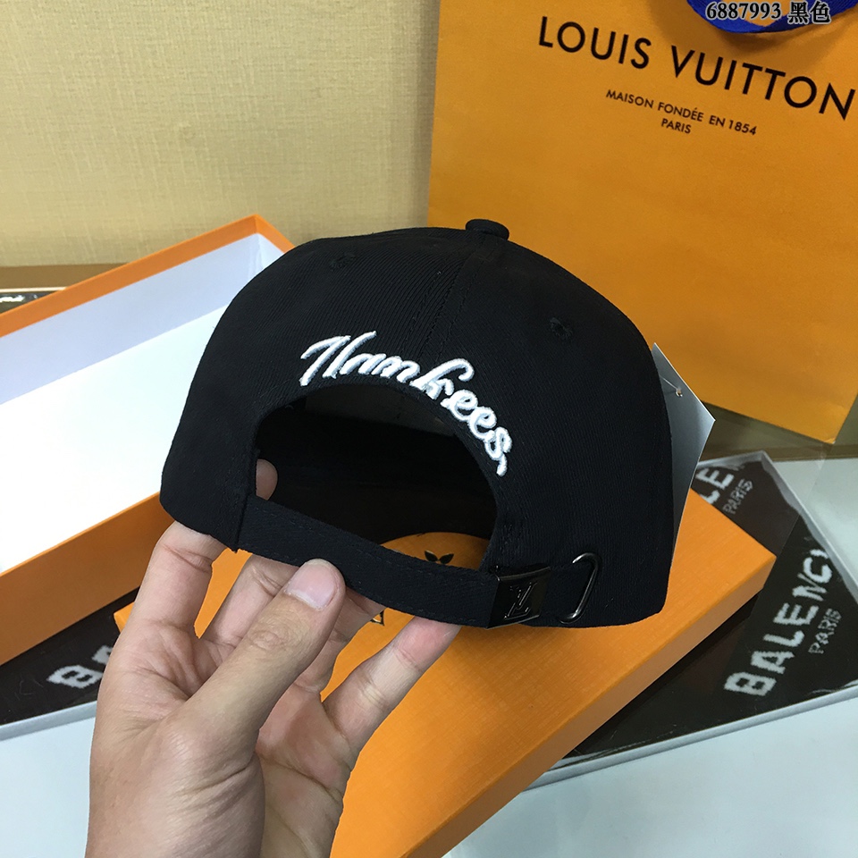 Louis Vuitton Be My Cap Black LV Cap - Soul Replicas