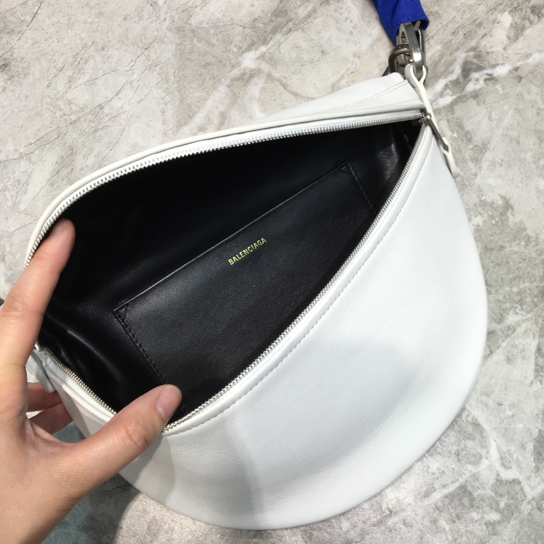 Balenciaga Souvenir XXS Belt Bag In White. For Women. Women-s Bags 11.8in/30cm - Soul Replicas