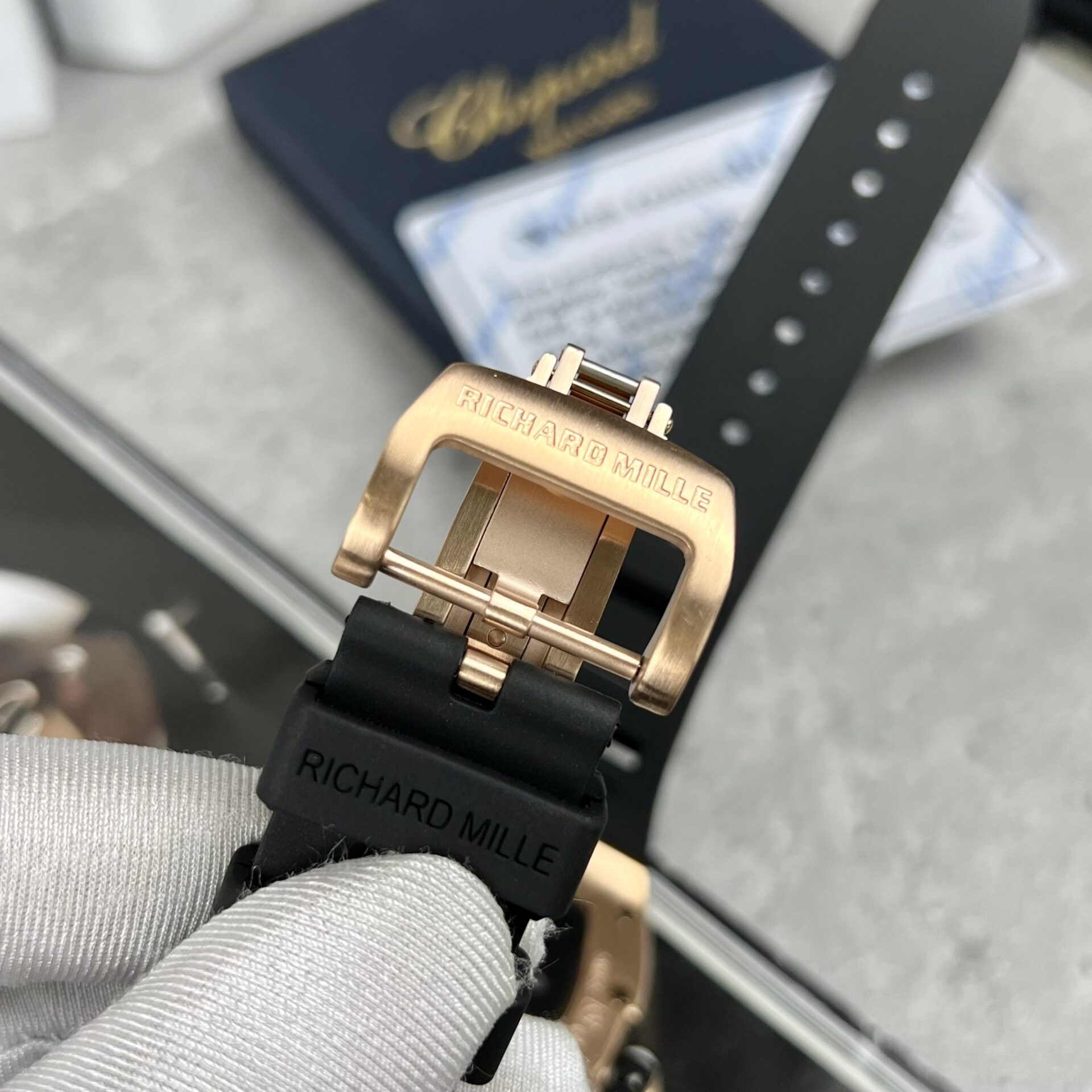 Richard Mille RM057 Jackie Chan Replica Watch With Full Diamonds 44mm - Soul Replicas