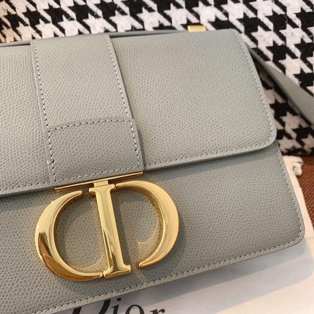 Christian Dior Medium 30 Montaigne Bag Blue-Gray Box For Women 24cm/9in CD - Soul Replicas