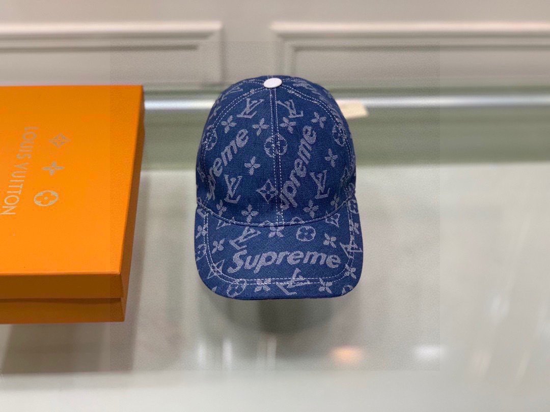 Louis Vuitton LV Get Ready Cap Monogram Blue LV Cap - Soul Replicas