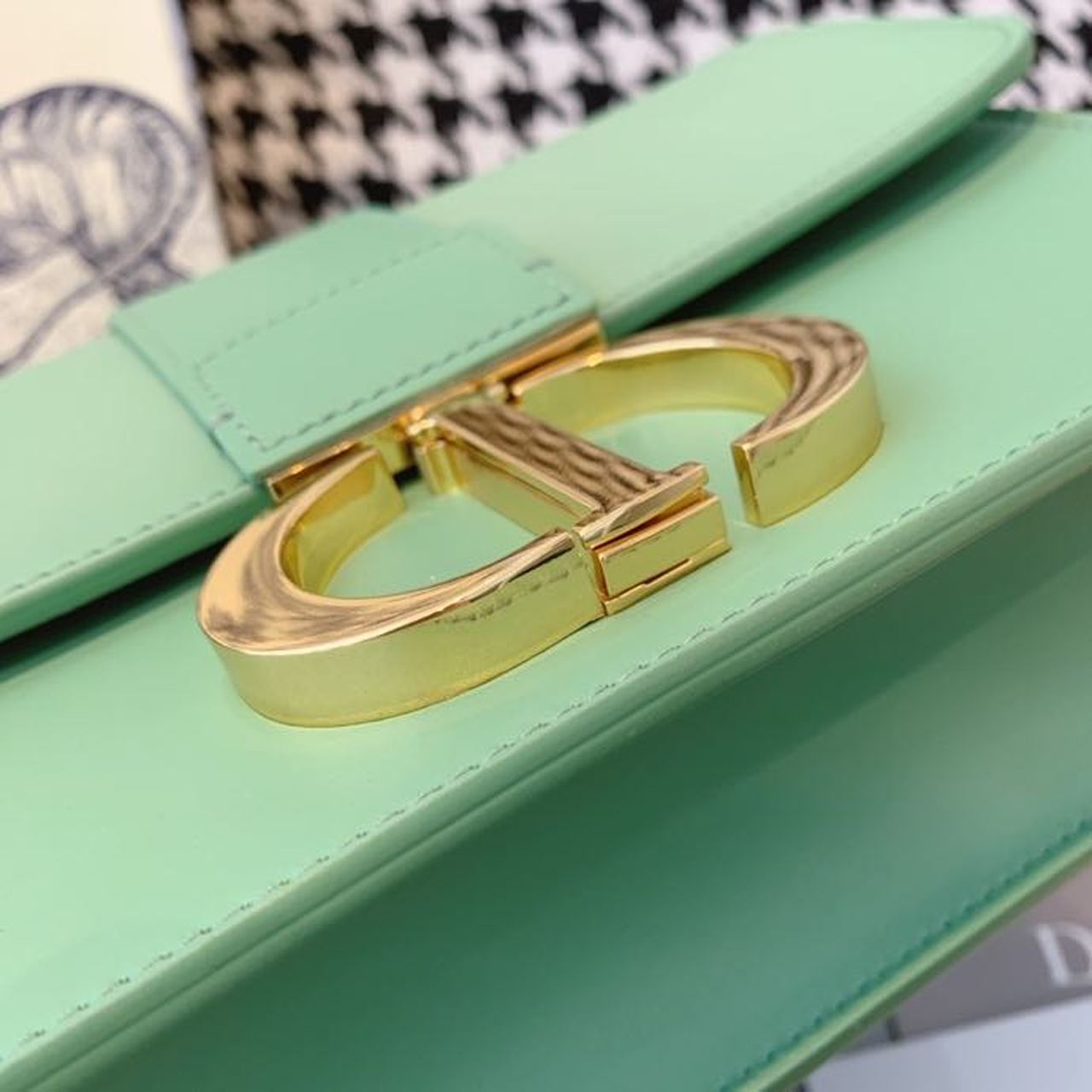 Christian Dior Medium 30 Montaigne Bag Deep Mint Green Box For Women 24cm/9in CD - Soul Replicas