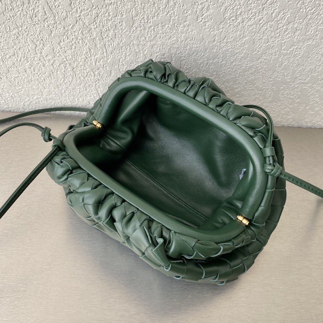 Bottega Veneta Mini Pouch Raintree. For Women. Women-s Bags 8.6in/22cm 585852VCPP13035 - Soul Replicas