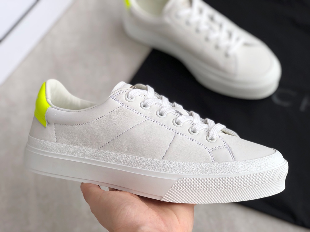 Givenchy City Sport Two-Tone Sneakers Neon And White For Men GVC - Soul Replicas