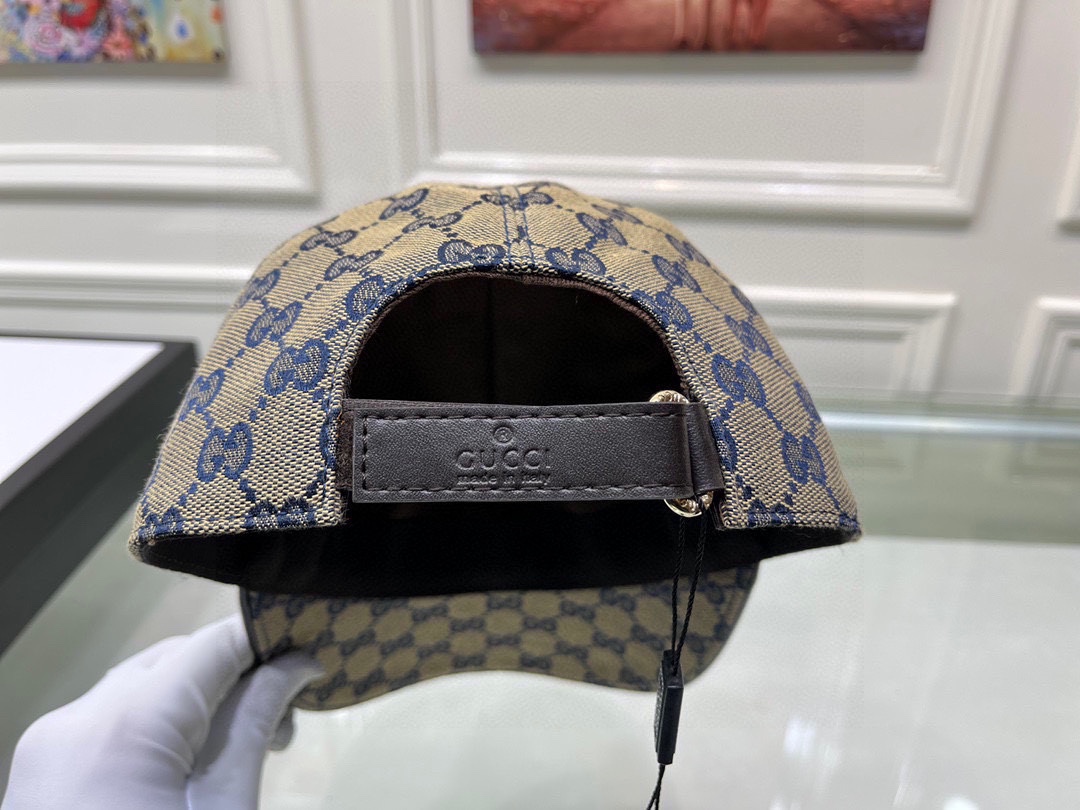 Gucci Canvas Baseball Cap Brown - Soul Replicas