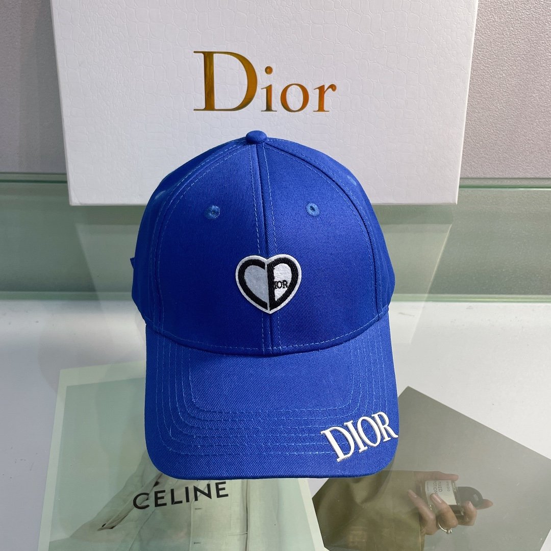 Christian Dior Jack Dior Baseball Cap In Blue - Soul Replicas