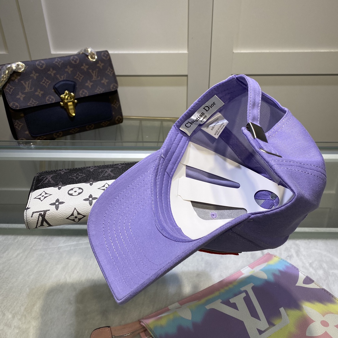 Christian Dior Jack Dior Baseball Cap In Purple - Soul Replicas