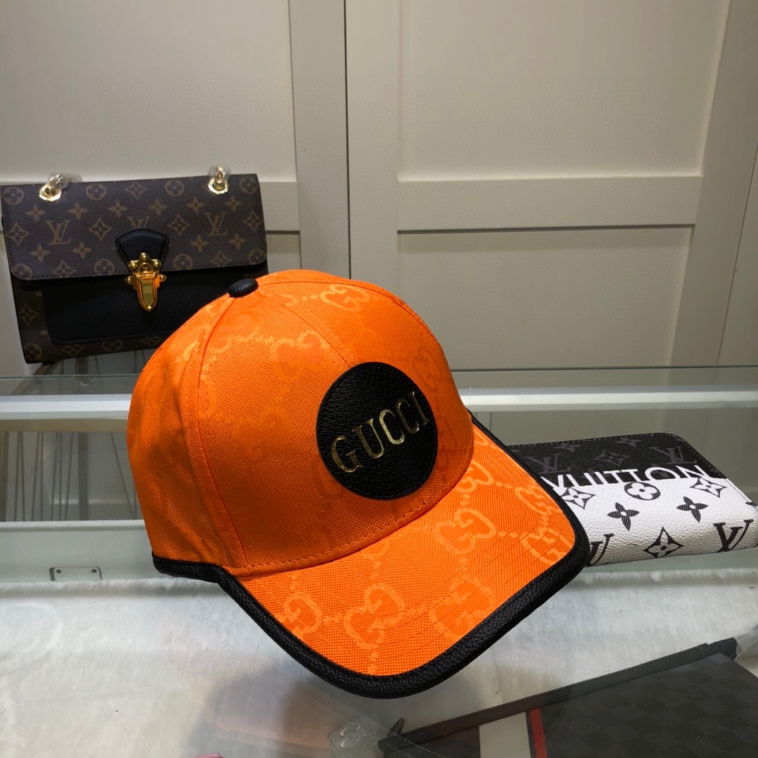 Gucci Off The Grid Baseball Hat Orange Gucci Hat - Soul Replicas