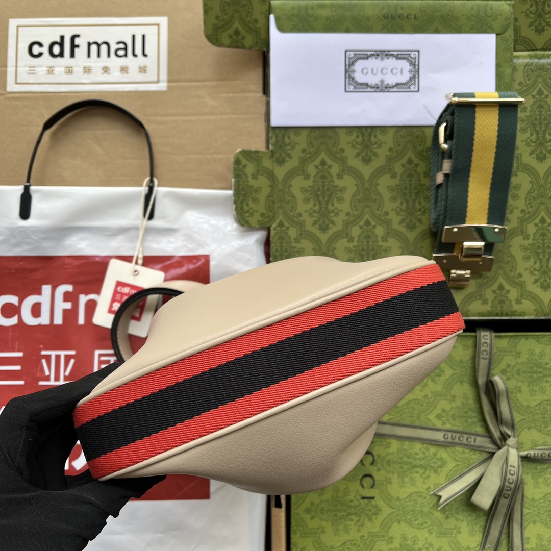 Gucci Atache Small Shoulder Bag Beige For Women. Women-s Bags 9in/23cm Gucci 699409 UXWBG 9360 - Soul Replicas