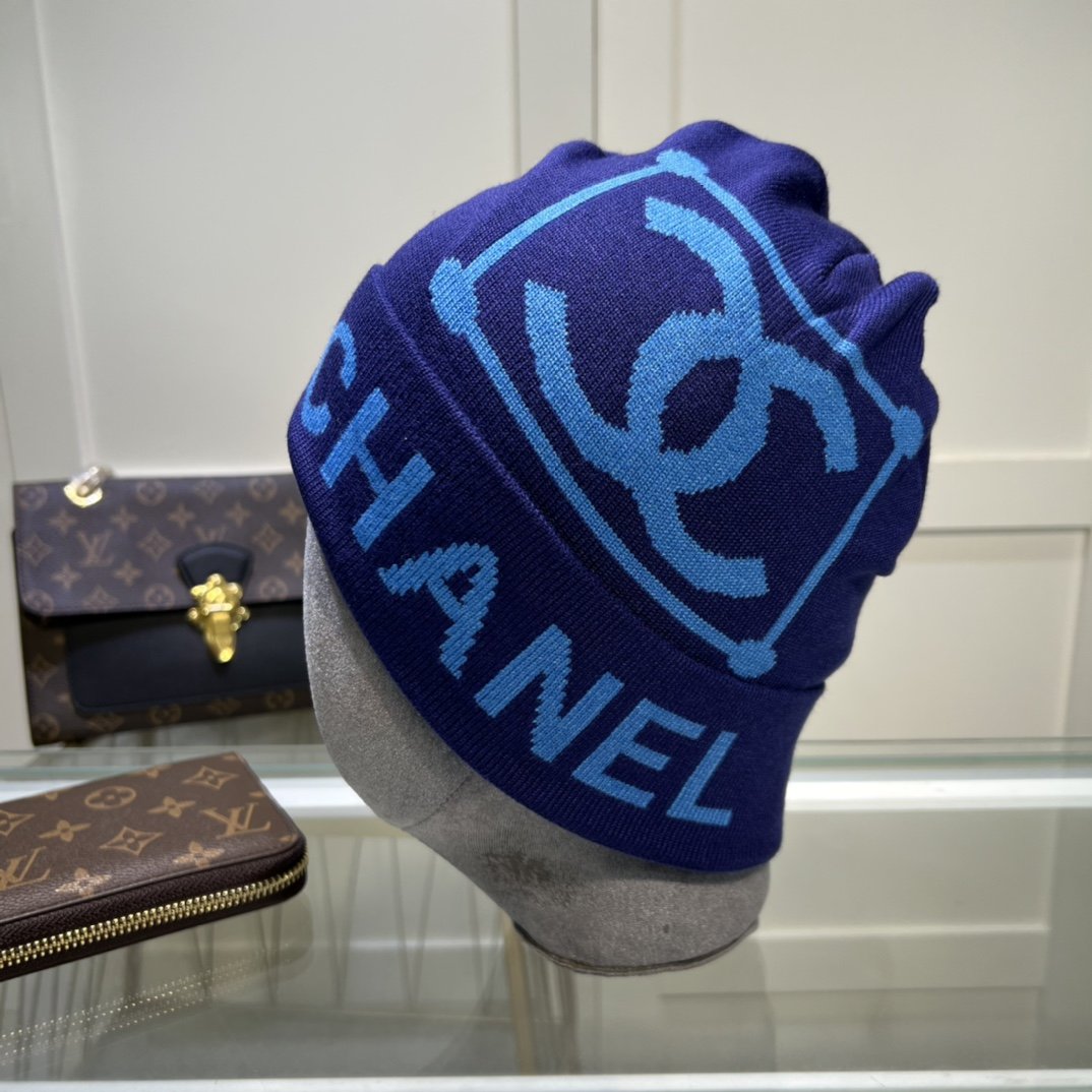 Chanel Beanie In Blue - Soul Replicas