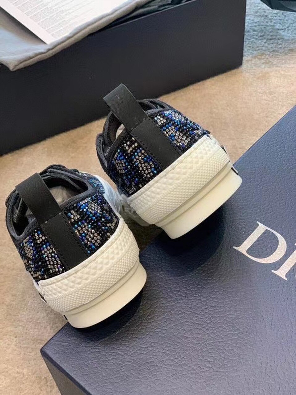 Christian Dior B23 Low-Top Sneaker Black For Women CD - Soul Replicas