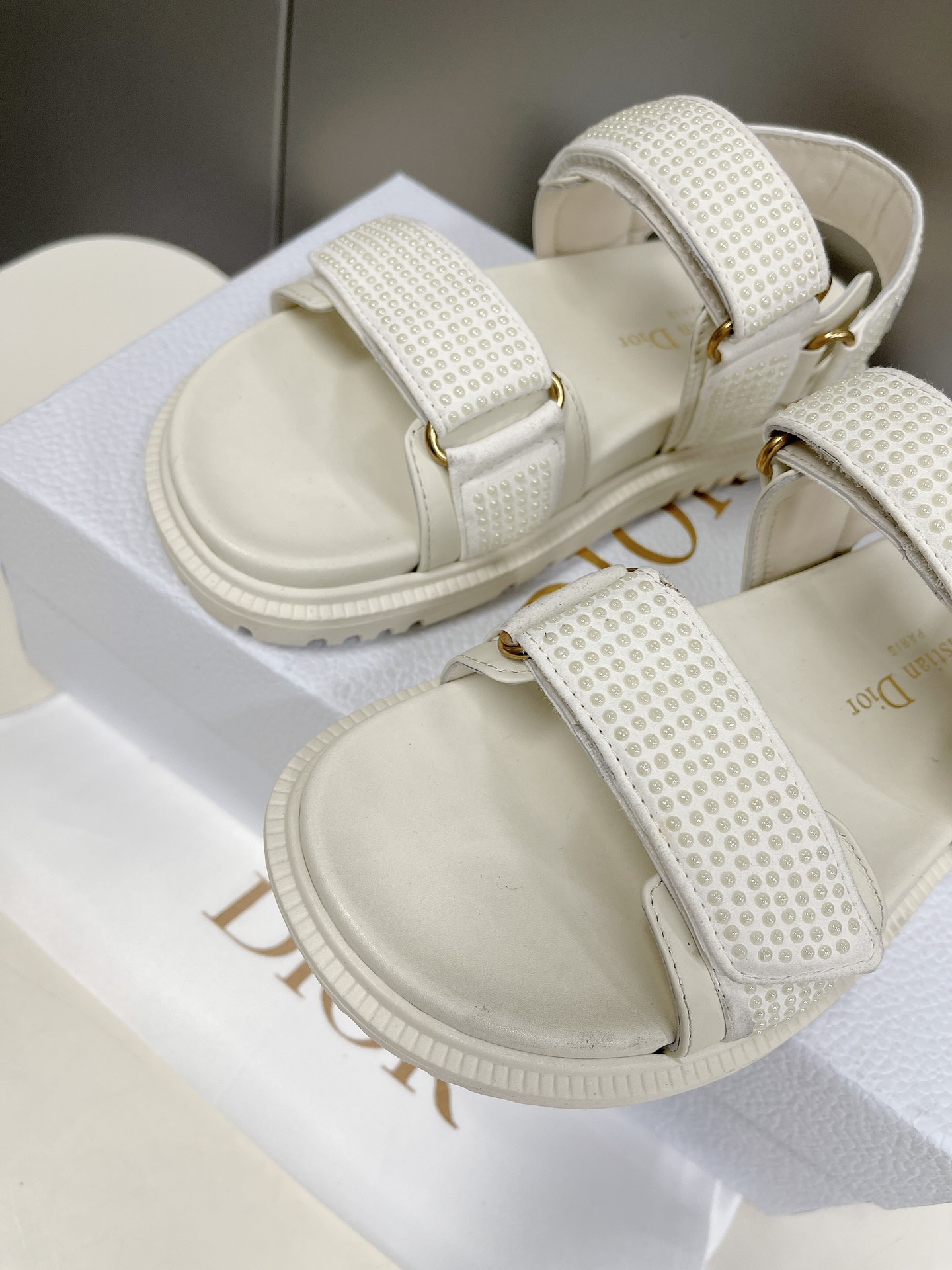 Christian Dior Women's DYORAct Sandal White For Women CD - Soul Replicas