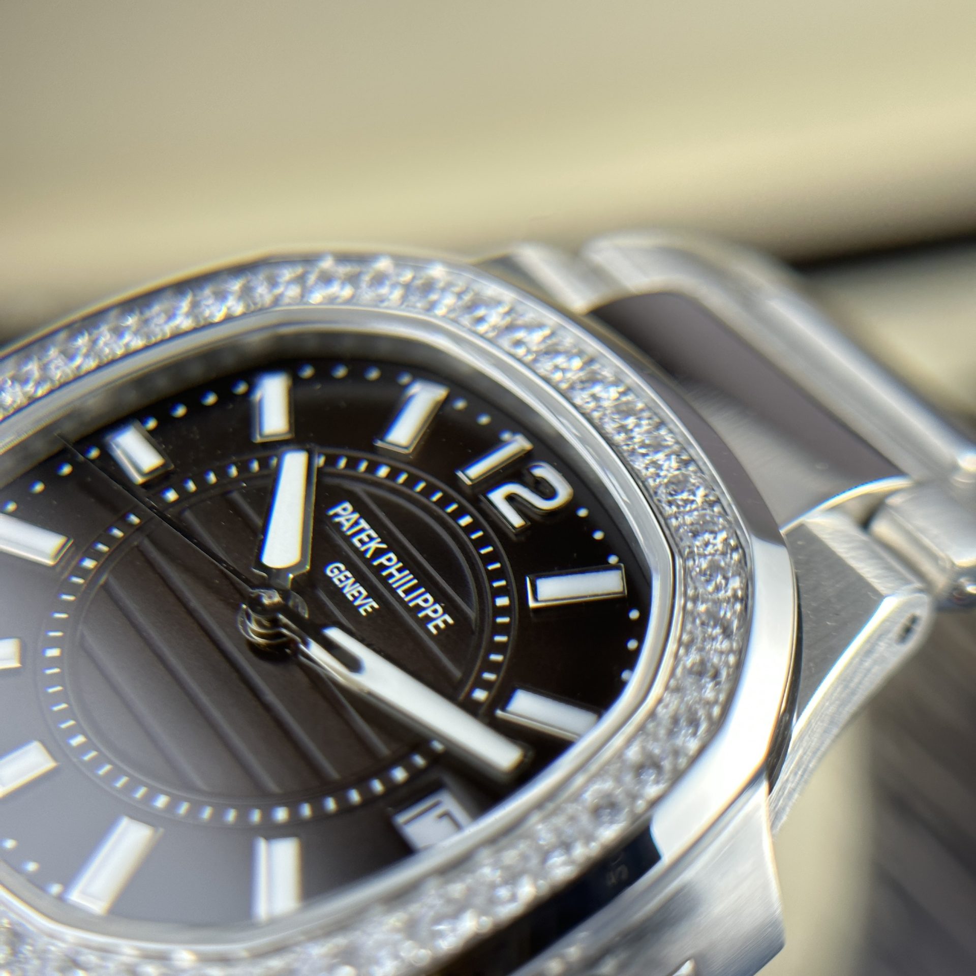 Patek Philippe Replica Watches Nautilus 7010 Womens Black Dial 32mm - Soul Replicas