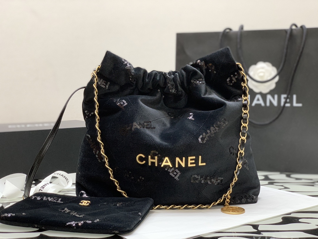 ChanelSmall Chanel22 Handbag Black For Women. Women-s Bags 11.8in/30cm - Soul Replicas
