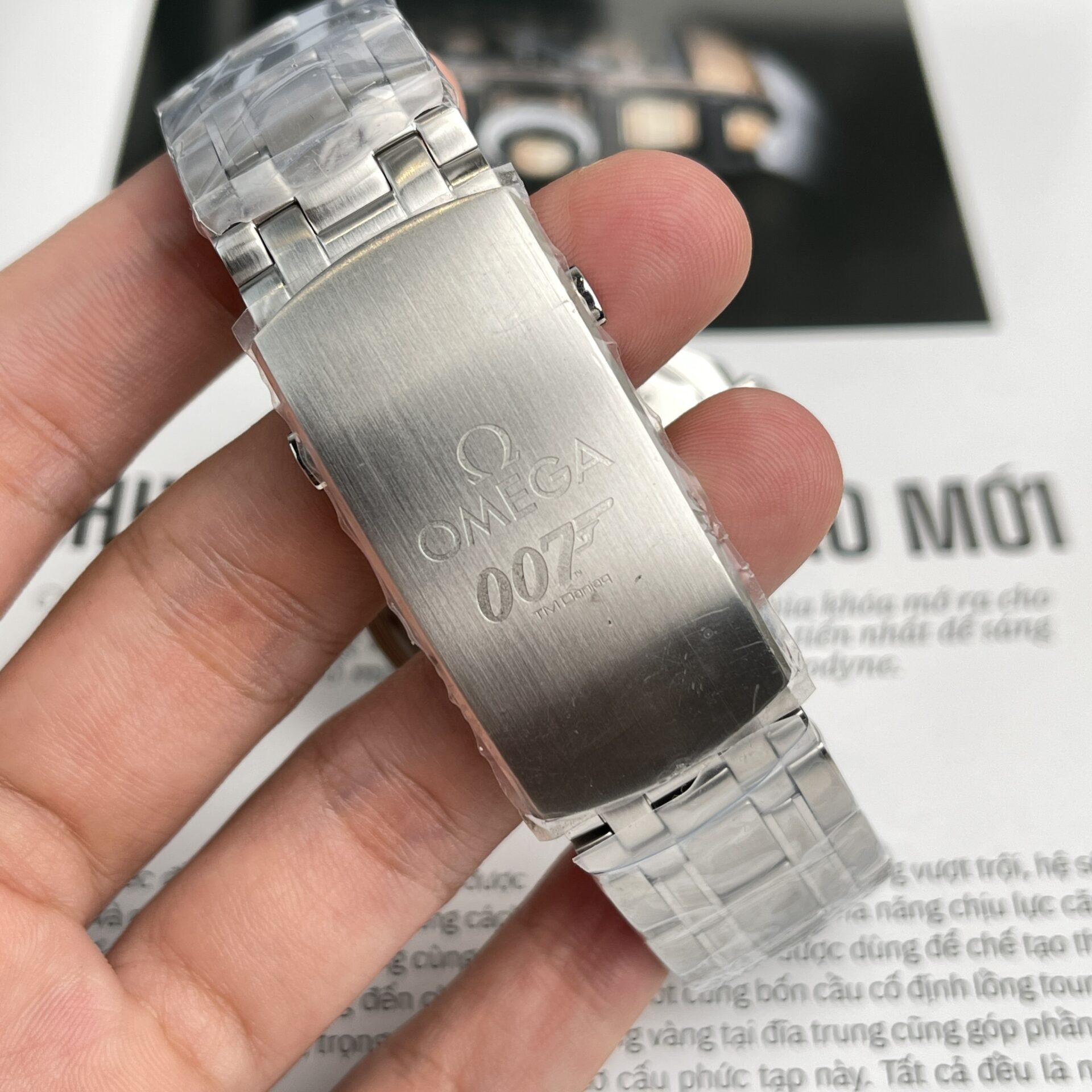 Omega Replica Watch Seamaster James Bond 007 Black Dial VS Factory 42mm - Soul Replicas